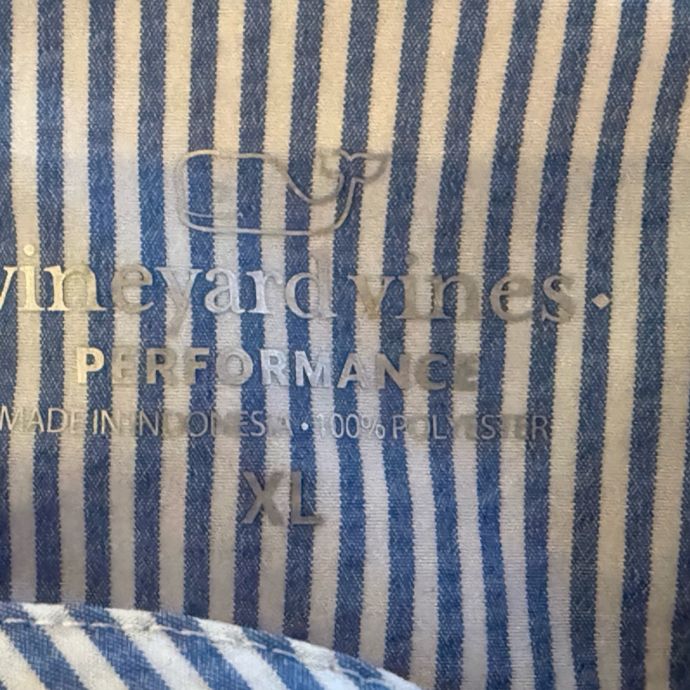 Vineyard Vines Blue Striped Midi Dress - Picture 5 of 6